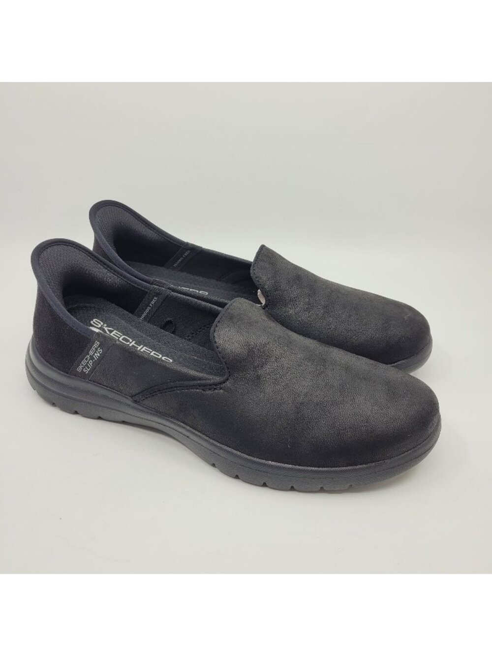 Skechers Hands Free Slip Ins On the Go Flex Women's Size 9.5 Black Walking Shoes